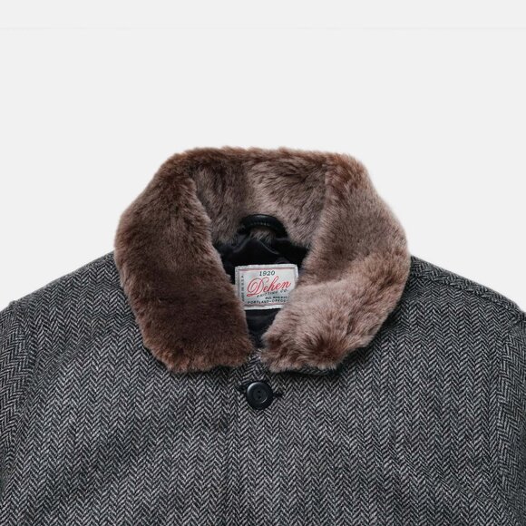 Dehen 1920 Winston Jacket Bomber Wool/Mouton Size Medium New with Tags - Picture 4 of 5